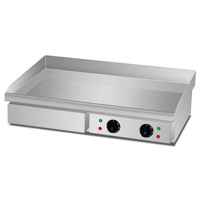 Grill a piatto piatto elettrico per cucina di ristorante