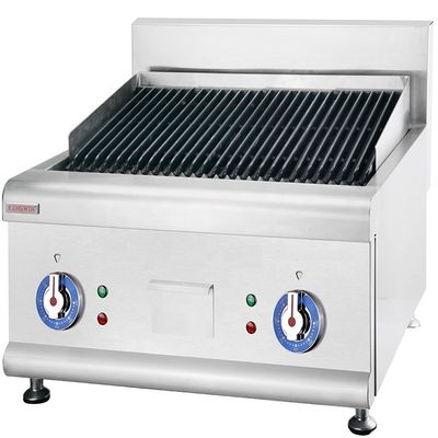 Tipo di tavolo Lava Rock Charbroiler elettrico con dimensione di imballaggio 730*740*550 mm