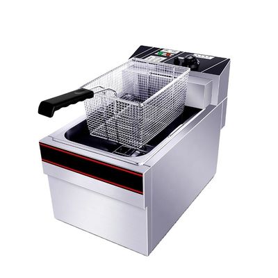 12 kg Capacità friggitrici elettriche commerciali con serbatoio singolo