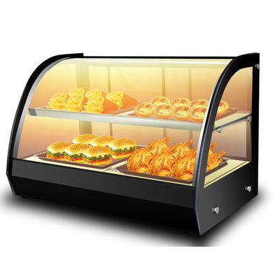 500W cucina commerciale in acciaio inossidabile Food Warmer Display Cabinet e Display Hot Food