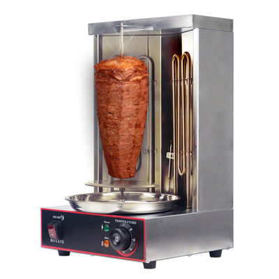 2 bruciatori Broiler elettrico per polli a rotella verticale per la produzione automatica di carne