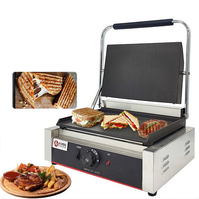 Piatti sandwich intercambiabili Panini a griglia elettrico per hotel e ristoranti