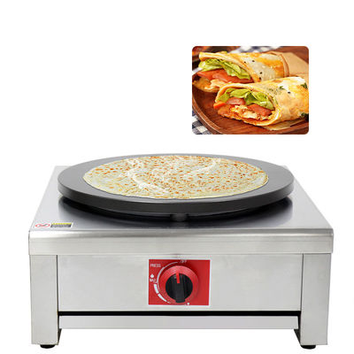 400mm di diametro Acciaio inossidabile Commerciale Gas Pancake Crepe Maker per il vostro ristorante