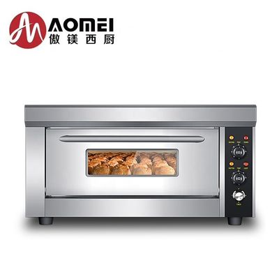 Forno da forno elettrico commerciale con 1 strato e 1 vassoio Efficienza 850x620x450mm