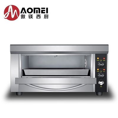 Forno da forno elettrico commerciale con 1 strato e 1 vassoio Efficienza 850x620x450mm