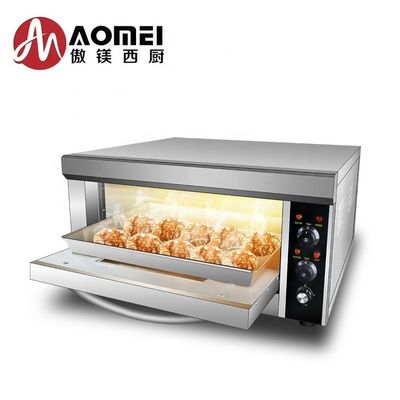 Forno da forno elettrico commerciale con 1 strato e 1 vassoio Efficienza 850x620x450mm