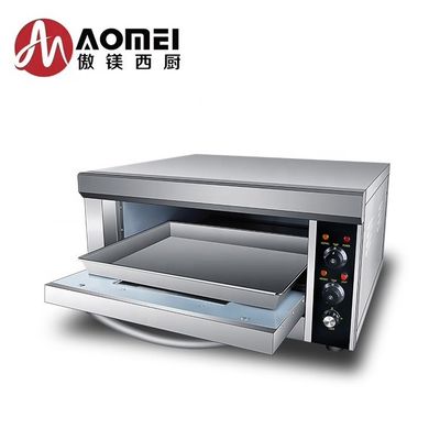 Forno da forno elettrico commerciale con 1 strato e 1 vassoio Efficienza 850x620x450mm