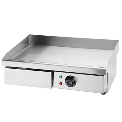 Grill elettrico in acciaio inossidabile commerciale con piastre a waffle intercambiabili
