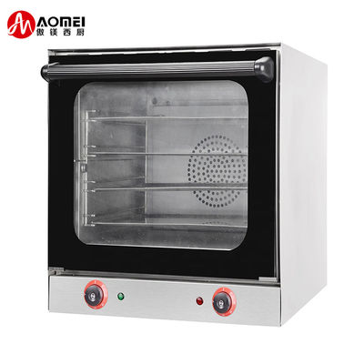Forno a convezione 4 vassoi in acciaio inossidabile per la cottura commerciale in 600x560x560mm