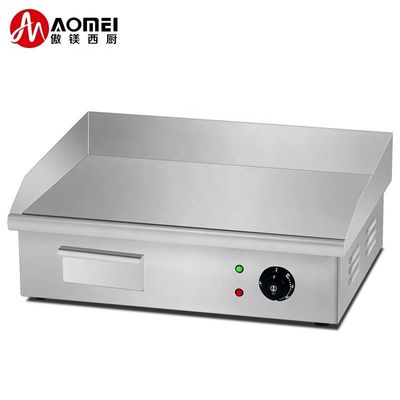 Grill elettrico per interni con piatto da cucina a mezza scanalatura 550x425x225mm Prodotto domestico