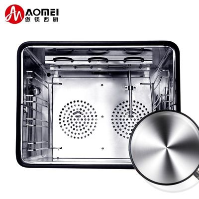 Forno elettrico a convezione a vapore per la cottura 600x570x570mm Professionale e resistente