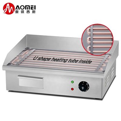 550x425x225mm Commerciale Verticale Gass Iron Electric Griddle con corpo in acciaio inossidabile
