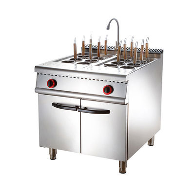 Cucina alberghiera Macchina da cucinare con pasta in acciaio inossidabile con fornire una stufa a gas da 22W