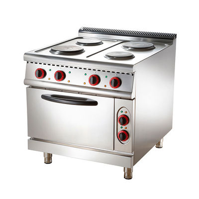 Cucina elettrica commerciale Aomei con piatti caldi quadrati e forno modello FEC-94EO