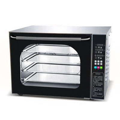 Forno di convezione digitale in vetro in acciaio inossidabile per la produzione di pane da forno