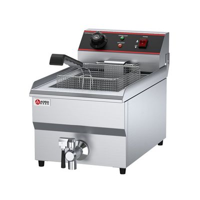 Macchina per friggere elettrica con costruzione in acciaio inossidabile 310*570*390mm Dimensione imballaggio