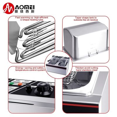 660x565x420mm Macchine per la frittura in acciaio inossidabile resistente