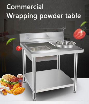800/1000x700x800 mm Tavolo da pasticceria per cucina commerciale per un'imballaggio rapido e senza problemi