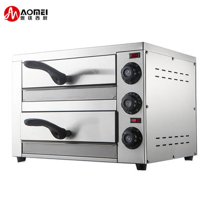 Cucina commerciale Forno elettrico per pizza in acciaio inossidabile con padella per snack 220V 1200W