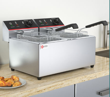 Fritura a olio elettrica 8L Commerciale per apparecchiature da cucina multifunzione