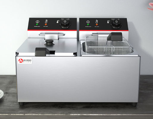 Fritura a olio elettrica 8L Commerciale per apparecchiature da cucina multifunzione