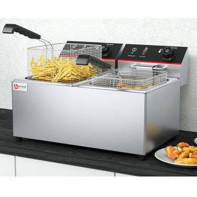 Fritura a olio elettrica 8L Commerciale per apparecchiature da cucina multifunzione