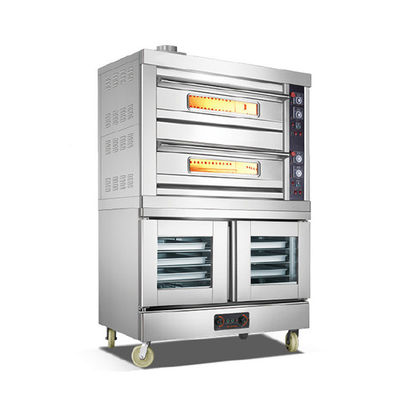 Ristorante Hotel Fornace in acciaio inossidabile Forno elettrico/a gas di lusso con provatore 16000