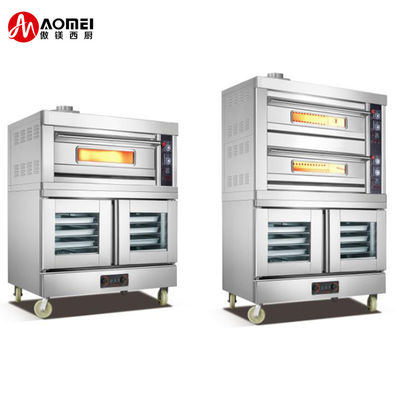 Ristorante Hotel Fornace in acciaio inossidabile Forno elettrico/a gas di lusso con provatore 16000