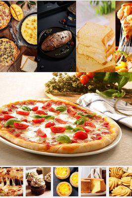Outlet Single Deck Acciaio inossidabile Forno elettrico da forno per pizza