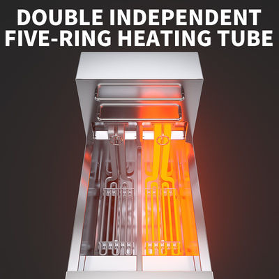 Fritura in argento a controllo informatico con temperatura automatica e sollevamento