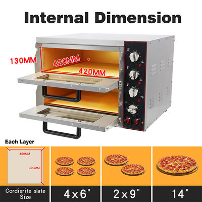 Forno elettrico per pizzeria con camere indipendenti