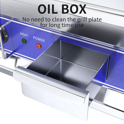 Materiale PTFE antiaderente Grill elettrico per la cucina di un ristorante commerciale