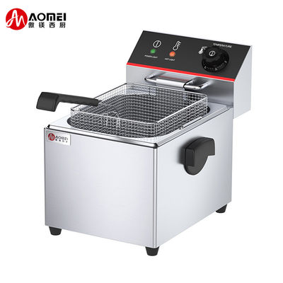 Catering Commerciale Fritura elettrica da 131v con valvola ad olio e dimensione 290x520x360mm