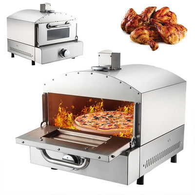 Forno per pizza a gas a doppio bruciatore con assistenza online dopo il servizio