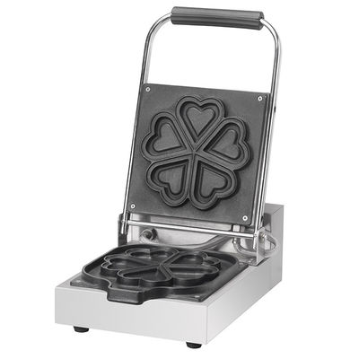 Produttore di waffle elettrico a rotazione per torte a forma di cuore negli stabilimenti commerciali