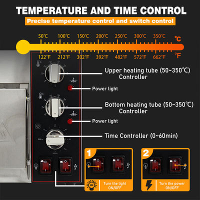 Forno elettrico professionale per la cottura di torte Temperatura 50-350C Perfetto per hotel