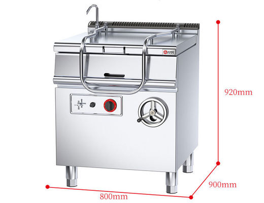 180 KG Acciaio inossidabile Commerciale elettrico inclinazione braising padella per la cottura versatile