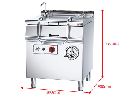 Macchina da cucina a gas in acciaio inossidabile multifunzione da 80L per ristoranti/cucine commerciali