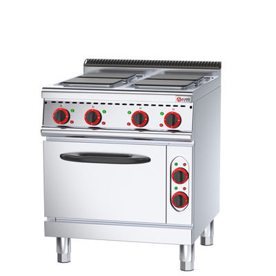 Multifunzione Square 4 Hot Plate Range con forno elettrico per cucina ecocompatibile