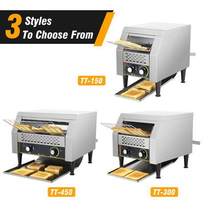 220V elettrico trasportatore tostapane per snack macchina cuocere in modo uniforme fetta di pane slot extra ampio