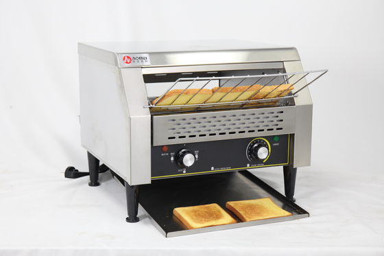 Tostatore a trasportatore elettrico commerciale a 220 V per la preparazione alimentare in cucina di hotel/ristoranti