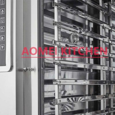 Forno a convezione ad aria calda da 738x850x620 mm 5 strati con funzione di vapore