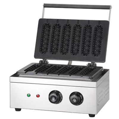 220V-240V Voltage Hot Dog Lolly Waffle Maker Machine per non attaccare mais croccante siamese