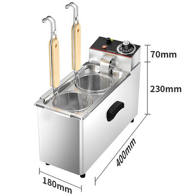 1 serbatoio 4 cestini Cucina elettrica per pasta per la cottura rapida nelle cucine commerciali