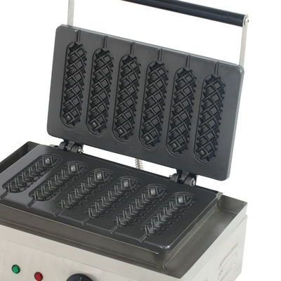 220V-240V Voltage Hot Dog Lolly Waffle Maker Machine per non attaccare mais croccante siamese