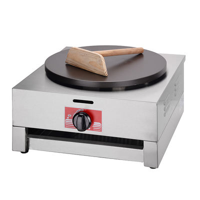220V Single Pancake Gas Crepe Maker e piatto caldo per la colazione in albergo