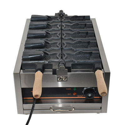 5 Capacità del cono di pesce forma di pesce elettrico Waffle Ferro Taiyaki Macchina per cono di gelato
