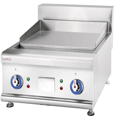 Macchina a griglia piatta Bbq elettrica commerciale per l'imballaggio di cucina Dimensione 720*740*450mm