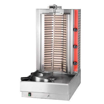 Macchina di Shawarma elettrica commerciale con corpo in acciaio inossidabile e 220-240V di potenza