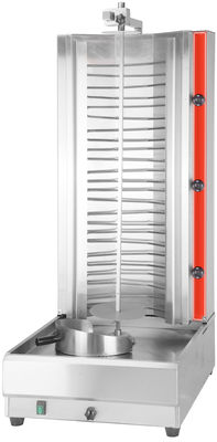 Macchina di Shawarma elettrica commerciale con corpo in acciaio inossidabile e 220-240V di potenza